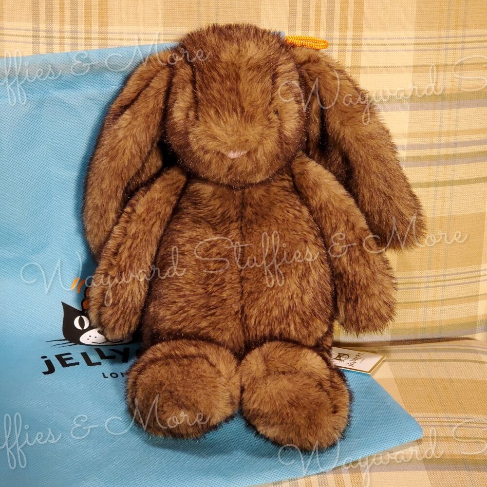 AUTHENTIC Jellycat London🤎 Hoppleston 🤎Bashful Luxe Bunny Plush w/Dust Bag NEW